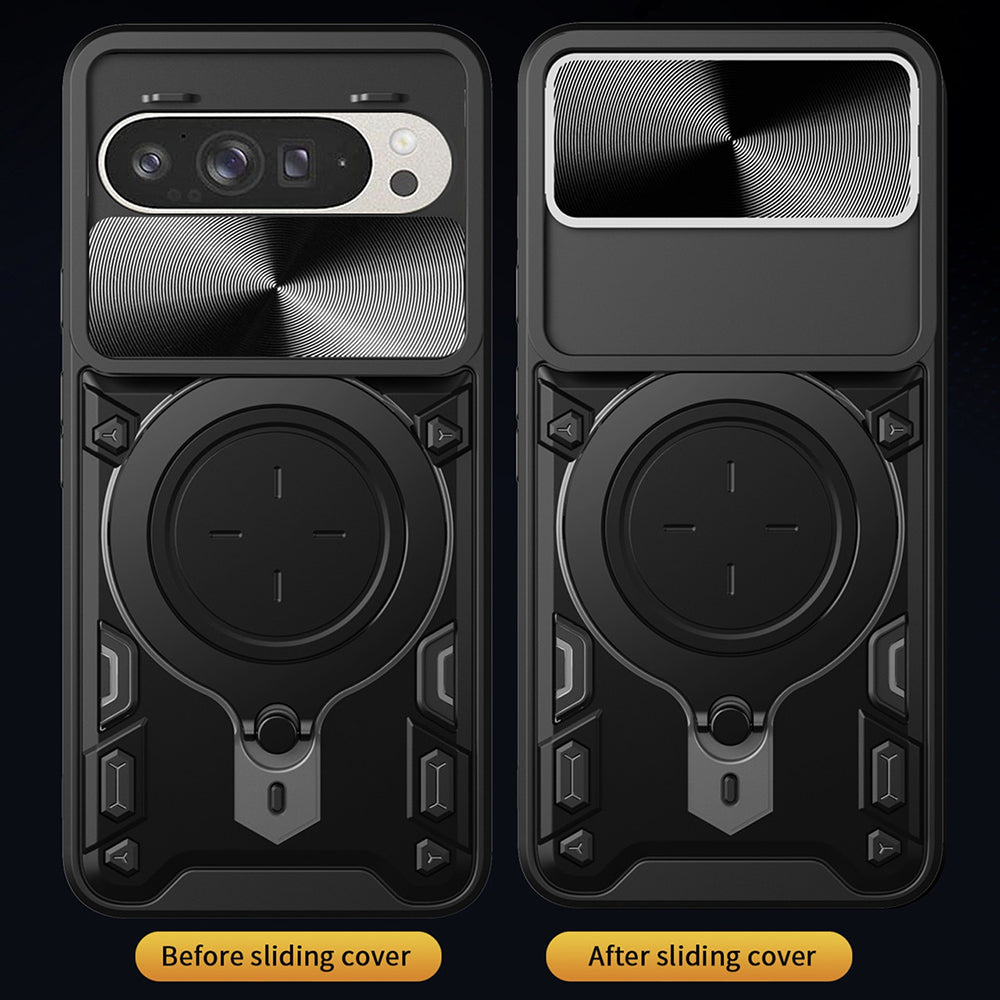 Husa de protectie Techsuit CamGuard Pro compatibil cu Google Pixel 9 / 9 Pro, Rosu