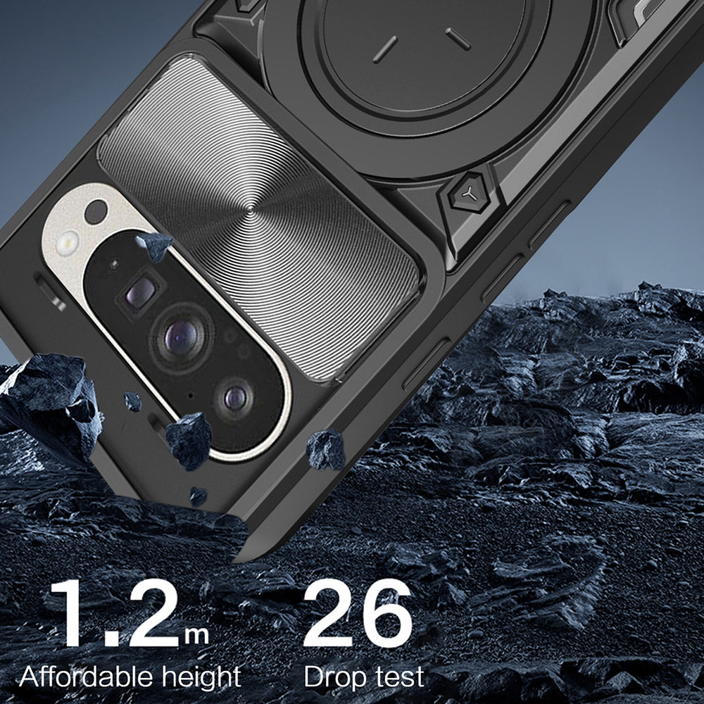 Husa de protectie Techsuit CamGuard Pro compatibil cu Google Pixel 9 / 9 Pro, Rosu