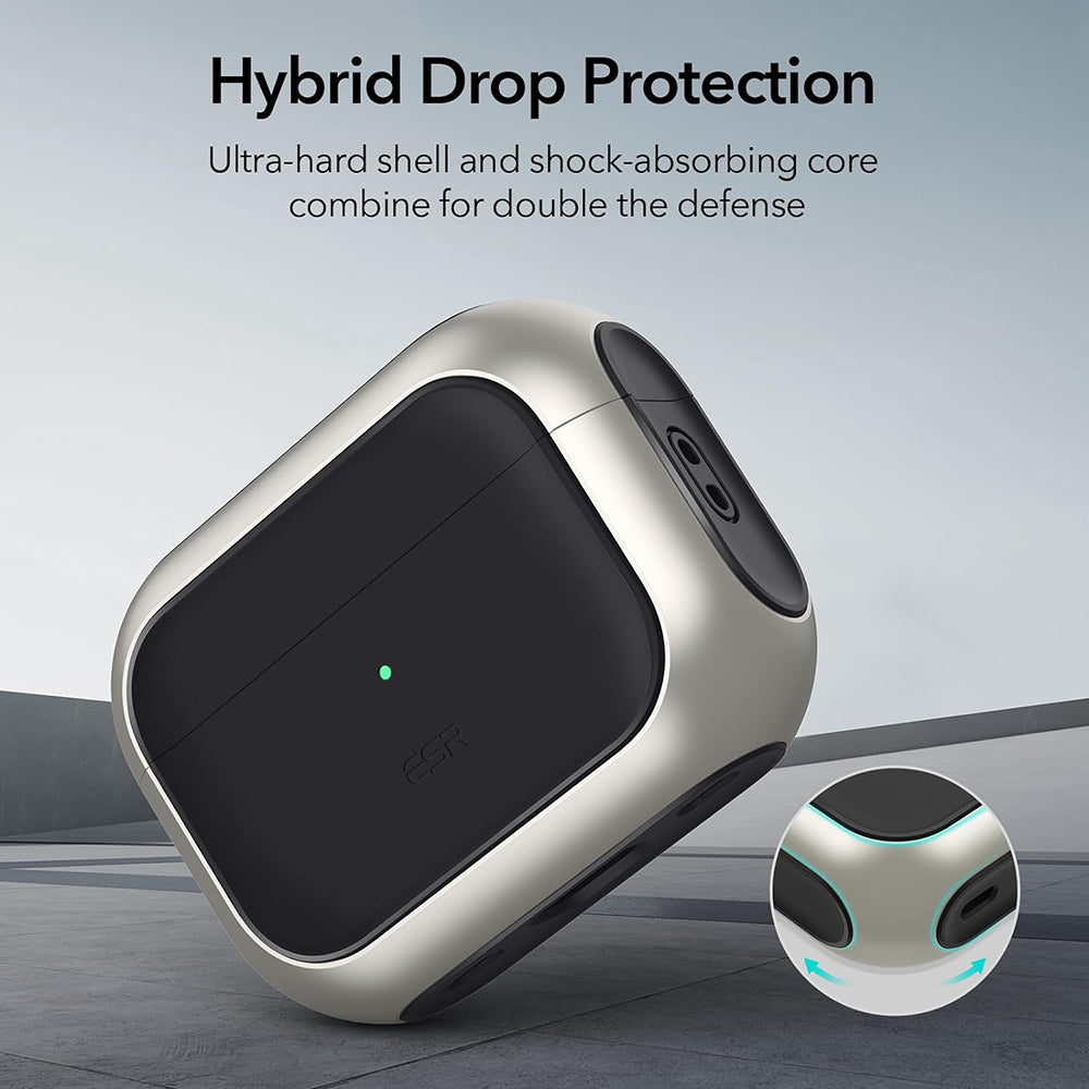 Casti ESR Orbit Hybrid HaloLock, Apple AirPods 4, Negru