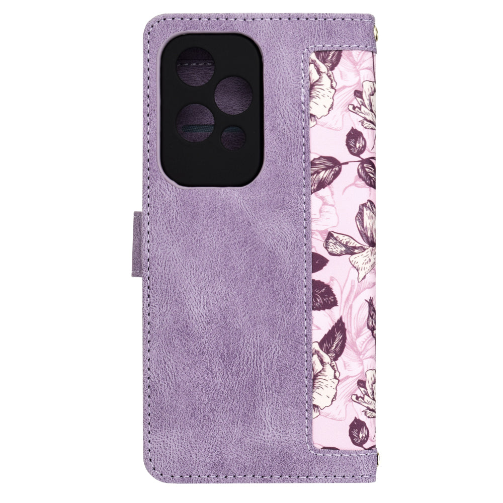 Husa de protectie Techsuit FlipCraft compatibil cu Honor 200 Lite, Mysterious Purple