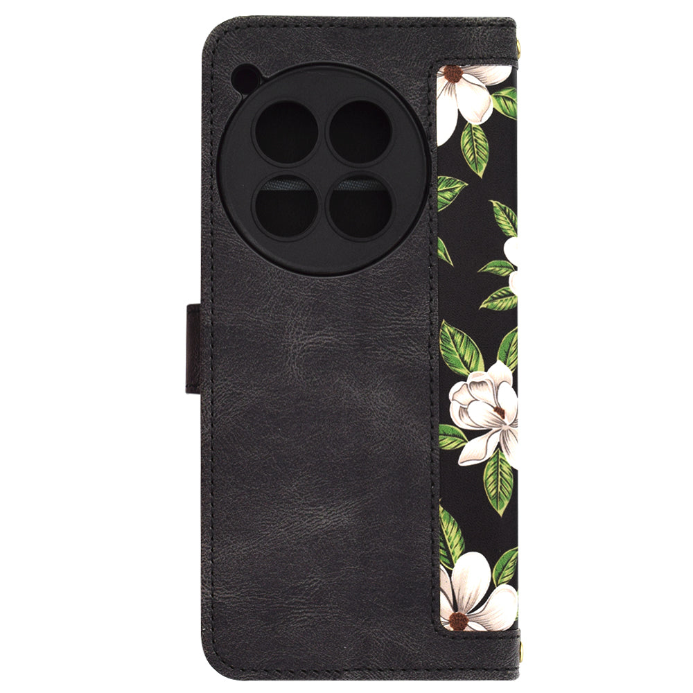 Husa de protectie Techsuit FlipCraft compatibil cu OnePlus 12, Flowers of the Dawn