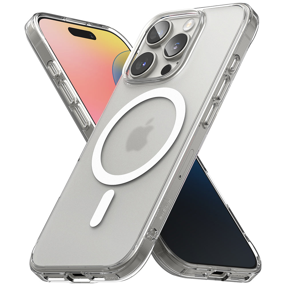 Husa de protectie Ringke Fusion MagSafe compatibil cu iPhone 16 Pro, Transparent Mat