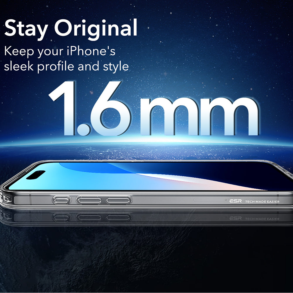 Husa de protectie ESR Classic Hybrid HaloLock compatibil cu iPhone 16 Pro, Frosted Clear
