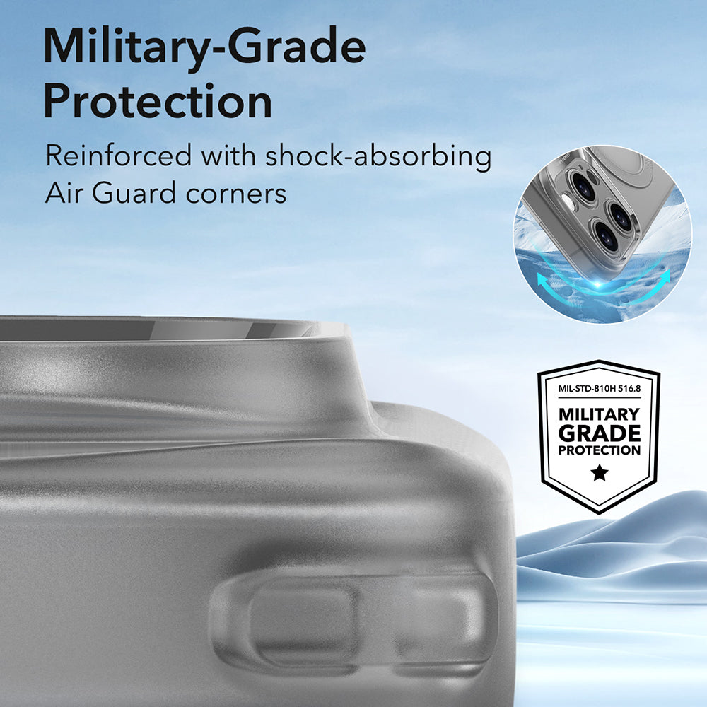 Husa de protectie ESR Zero HaloLock compatibil cu iPhone 16 Pro, Frosted Grey