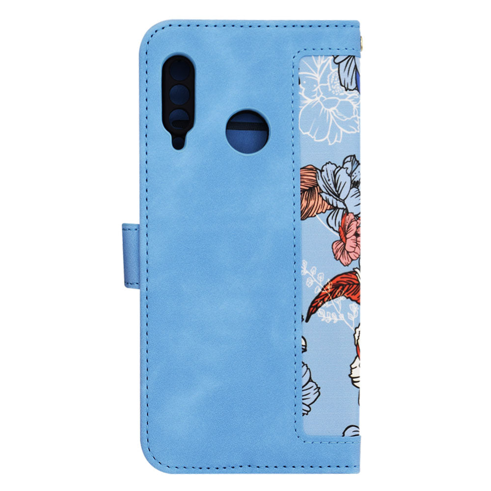 Husa de protectie Techsuit FlipCraft compatibil cu Huawei P30 Lite / P30 Lite New Edition, Vibrant Blue