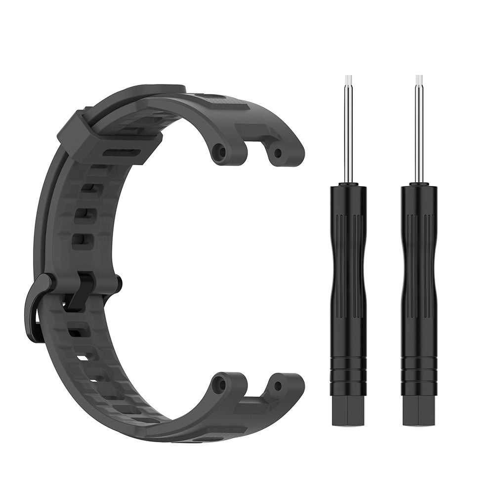 Curea smartwatch Techsuit Watchband W067 gri pentru Amazfit T-Rex și Amazfit T-Rex Pro