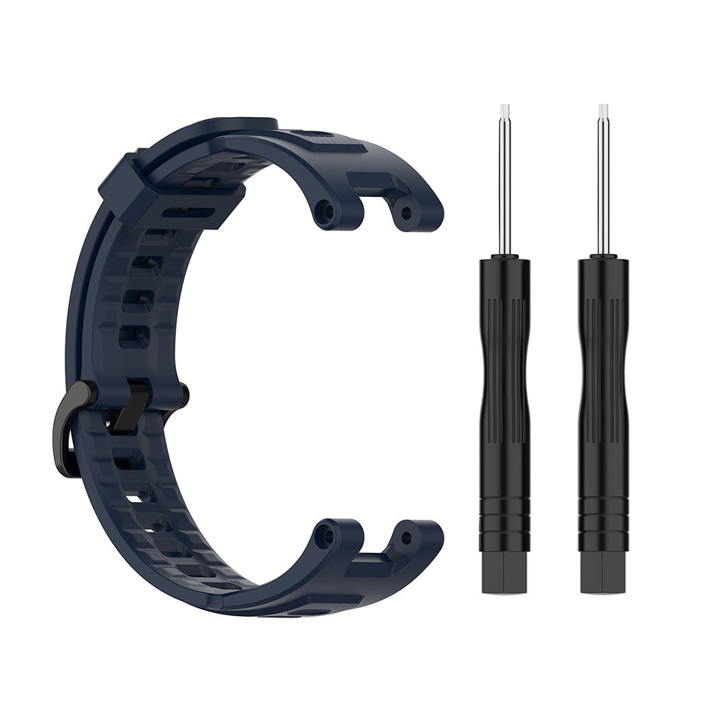 Curea smartwatch Techsuit Watchband (W067) compatibil cu Amazfit T-Rex / T-Rex Pro, Bleumarin