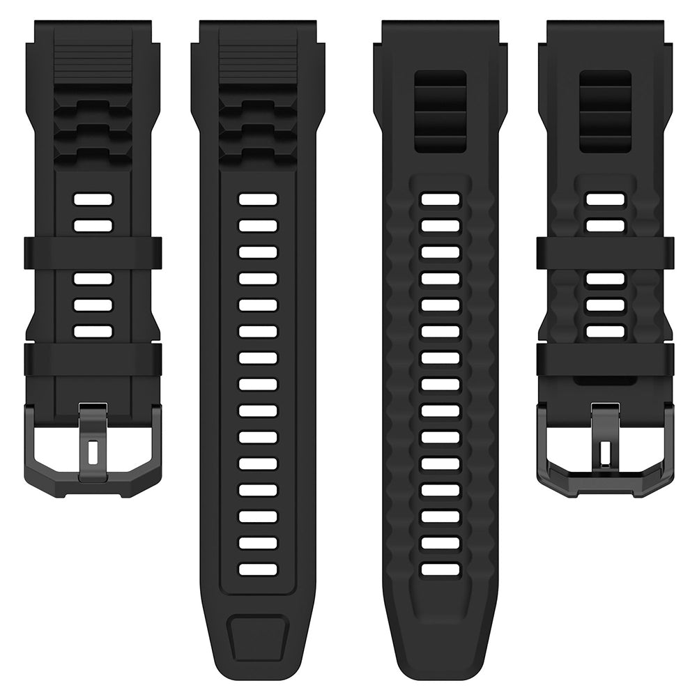 Curea smartwatch Techsuit compatibil cu Amazfit T-Rex Ultra, Negru