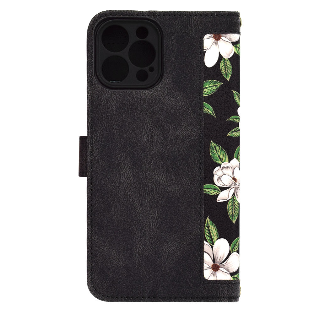 Husa de protectie Techsuit FlipCraft compatibil cu iPhone 12 Pro Max, Flowers of the Dawn