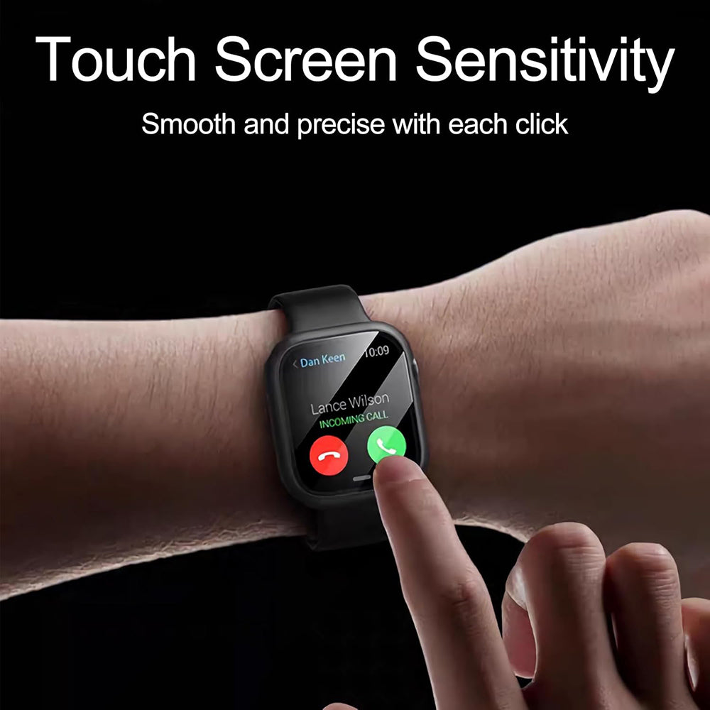Folie de protectie smartwatch Techsuit Defense360 Pro + Screen Protector compatibil cu Apple Watch 1 / 2 / 3 (38mm), Negru