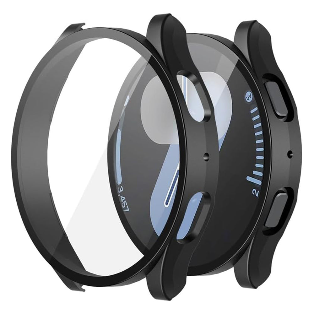 Folie de protectie smartwatch Techsuit Defense360 Pro + Screen Protector compatibil cu Samsung Galaxy Watch7 (44mm), Negru