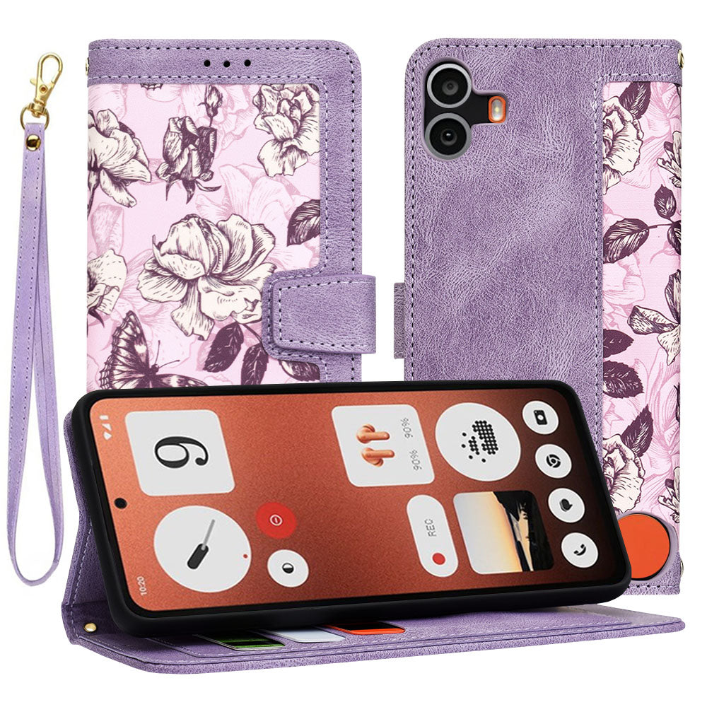 Husa de protectie Techsuit FlipCraft compatibil cu Nothing CMF Phone 1, Mysterious Purple