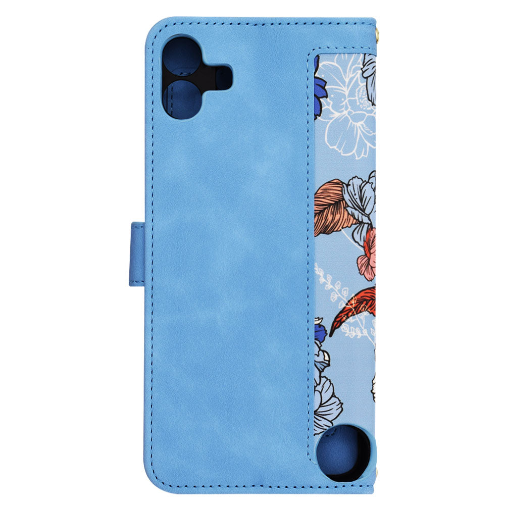 Husa de protectie Techsuit FlipCraft compatibil cu Nothing CMF Phone 1, Vibrant Blue