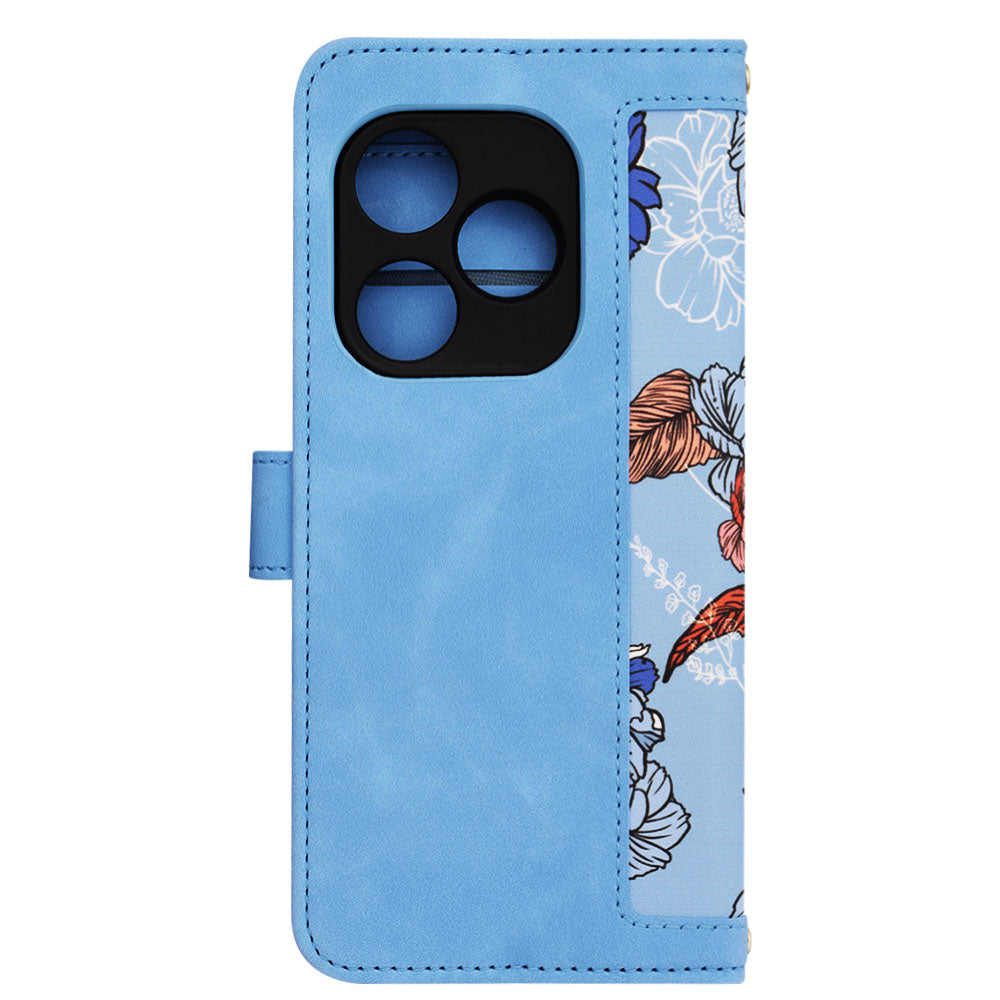 Husa de protectie Techsuit FlipCraft compatibil cu Realme GT 6 / GT 6T, Vibrant Blue