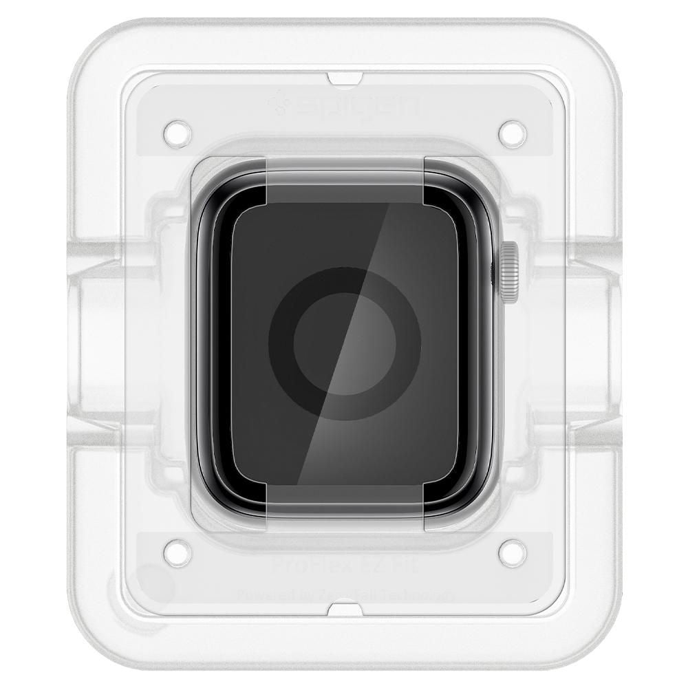 Accesoriu smartwatch Spigen (set de 2) ProFlex EZ Fit (AFL01220) compatibil cu Apple Watch 4 / 5 / 6 / SE / SE 2 (44mm), Negru