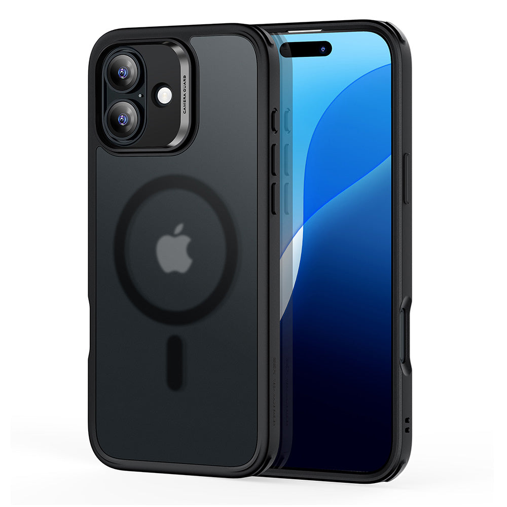 Husa de protectie ESR Classic Hybrid HaloLock compatibil cu iPhone 16, Negru Mat
