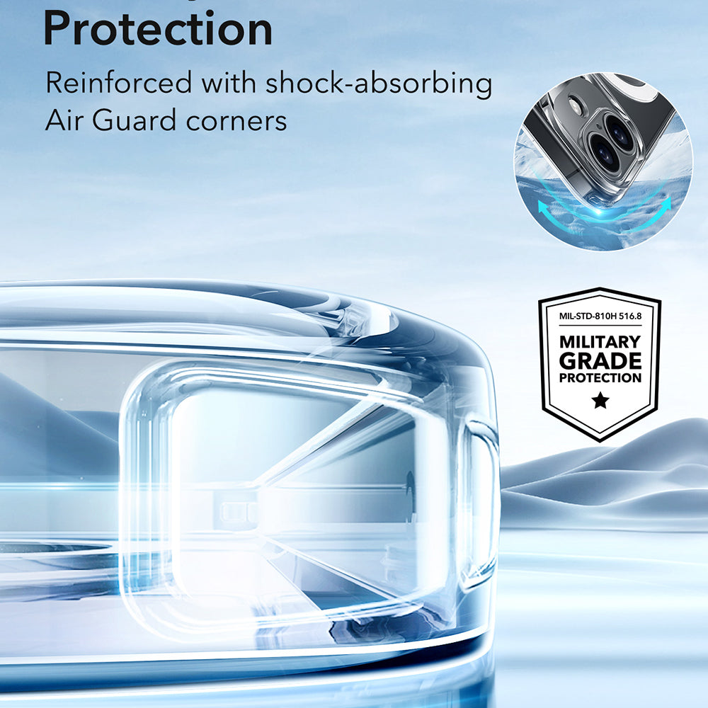 Husa de protectie ESR Zero HaloLock compatibil cu iPhone 16, Transparent