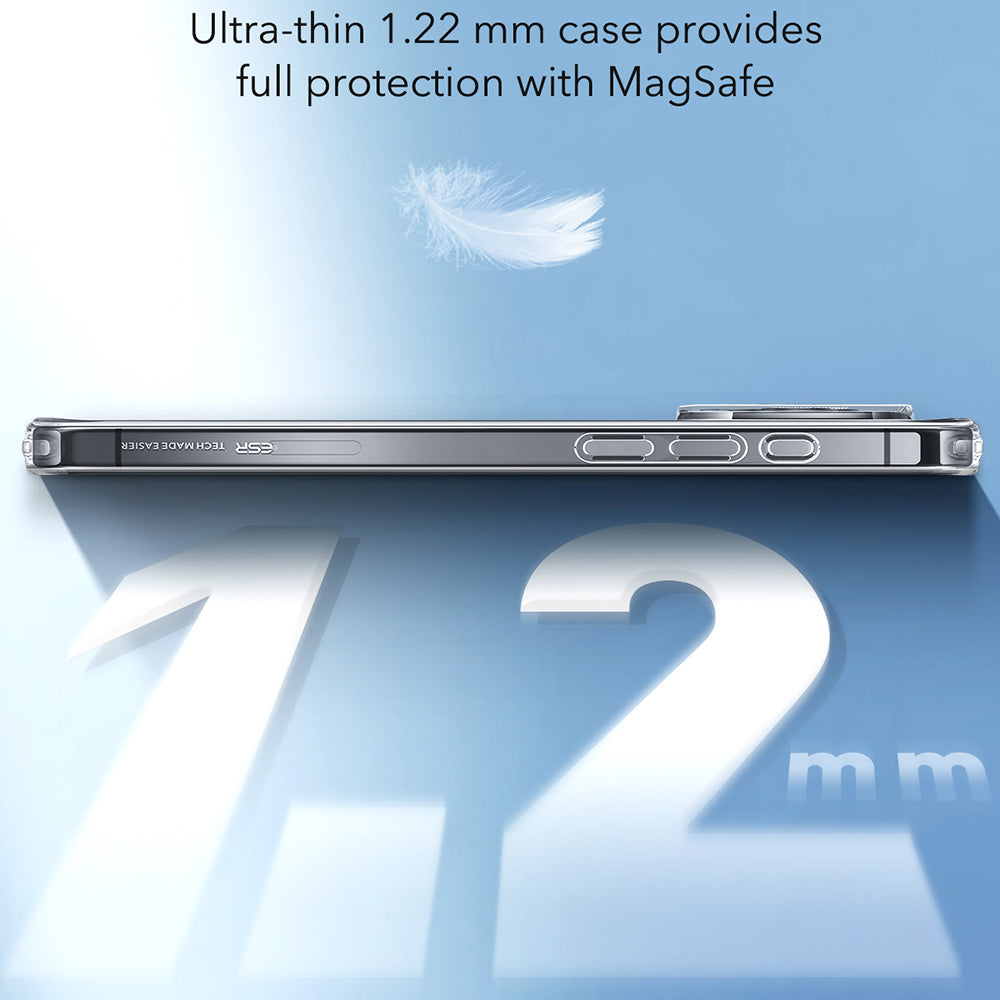 Husa de protectie ESR Zero HaloLock compatibil cu iPhone 16, Transparent