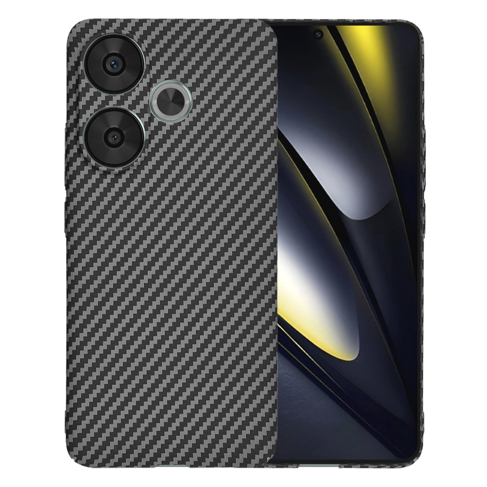 Husa de protectie Techsuit Carbonite FiberShell compatibil cu Xiaomi Poco F6, Negru