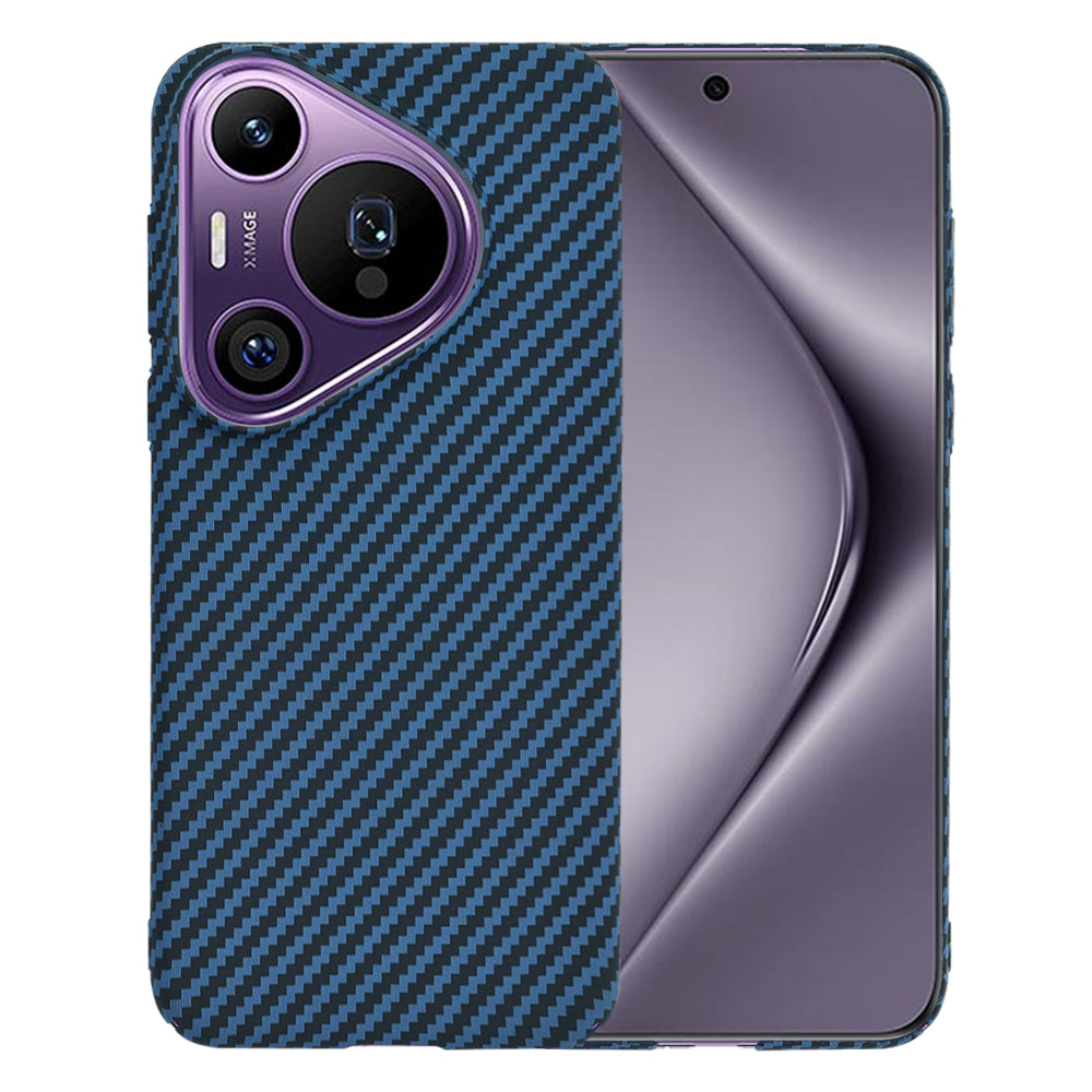 Husa de protectie Techsuit Carbonite FiberShell compatibil cu Huawei Pura 70 Pro, Cyan