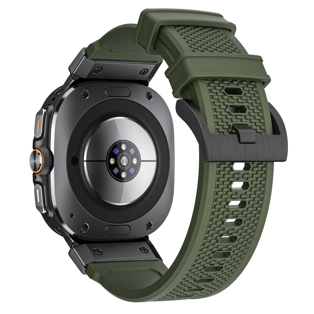 Curea smartwatch Techsuit Watchband (W068) compatibil cu Samsung Galaxy Watch Ultra 47mm / Watch Ultra 2, Verde / Black