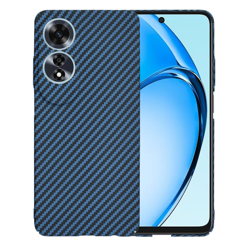 Husa de protectie Techsuit Carbonite FiberShell compatibil cu Oppo A60 4G, Cyan