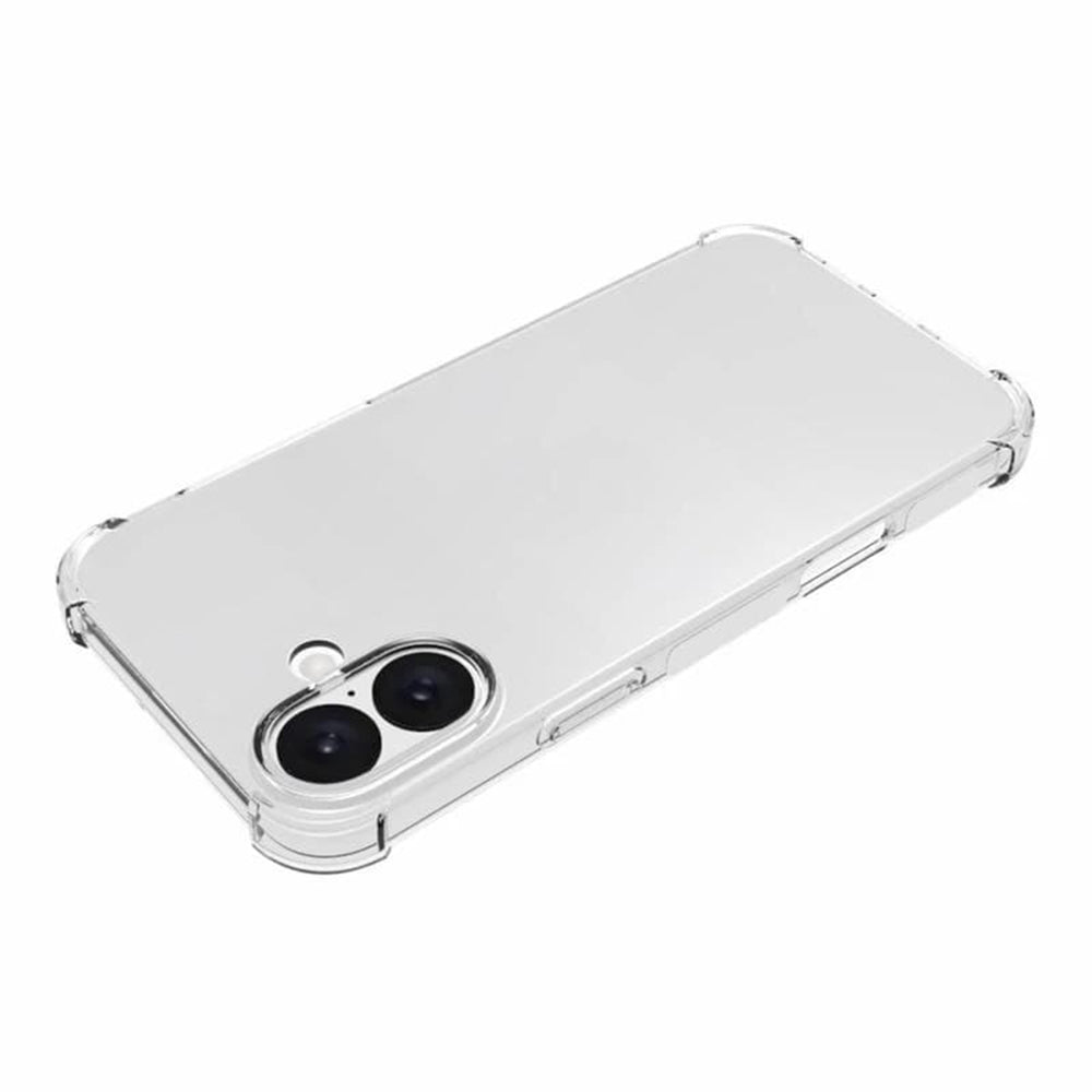 Husa de protectie Techsuit Shockproof Clear Silicone compatibil cu iPhone 16, Transparent