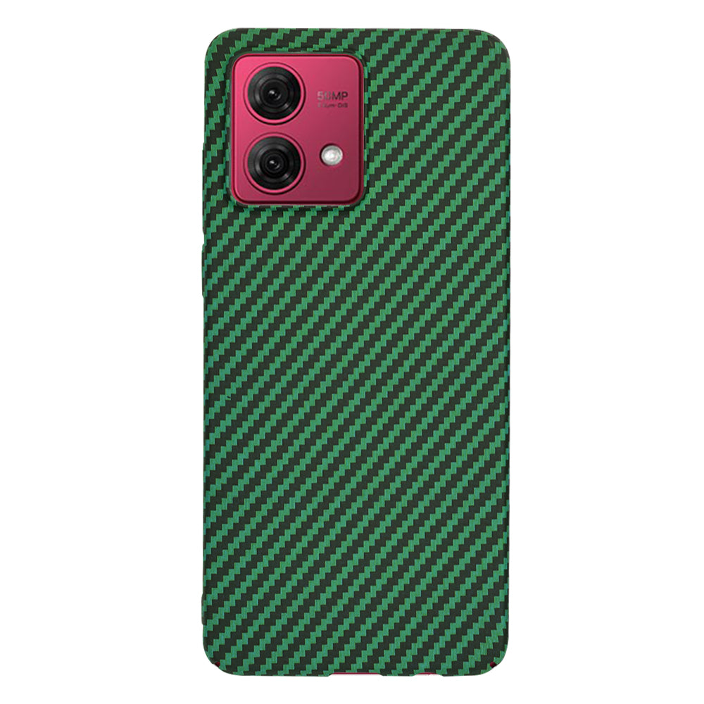 Husa de protectie Techsuit Carbonite FiberShell compatibil cu Motorola Moto G84, Verde
