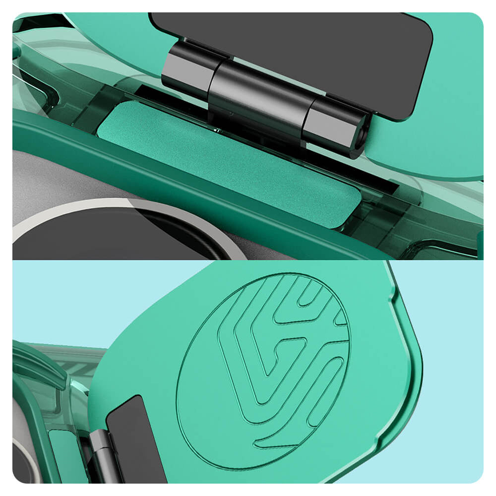 Husa de protectie Nillkin Iceblade Prop (without Camera Cutout) compatibil cu iPhone 16 Pro Max, Verde