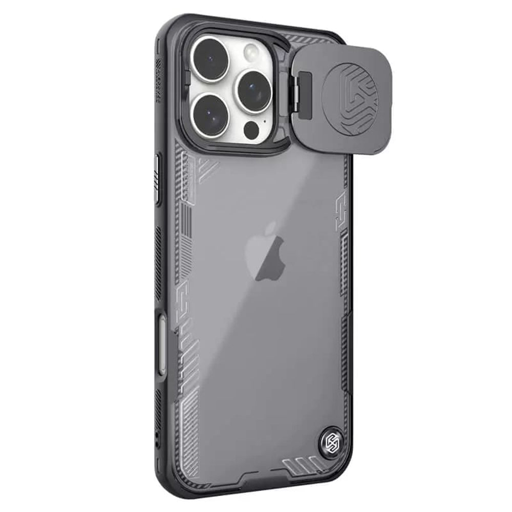 Husa de protectie Nillkin Iceblade Prop (without Camera Cutout) compatibil cu iPhone 16 Pro, Negru