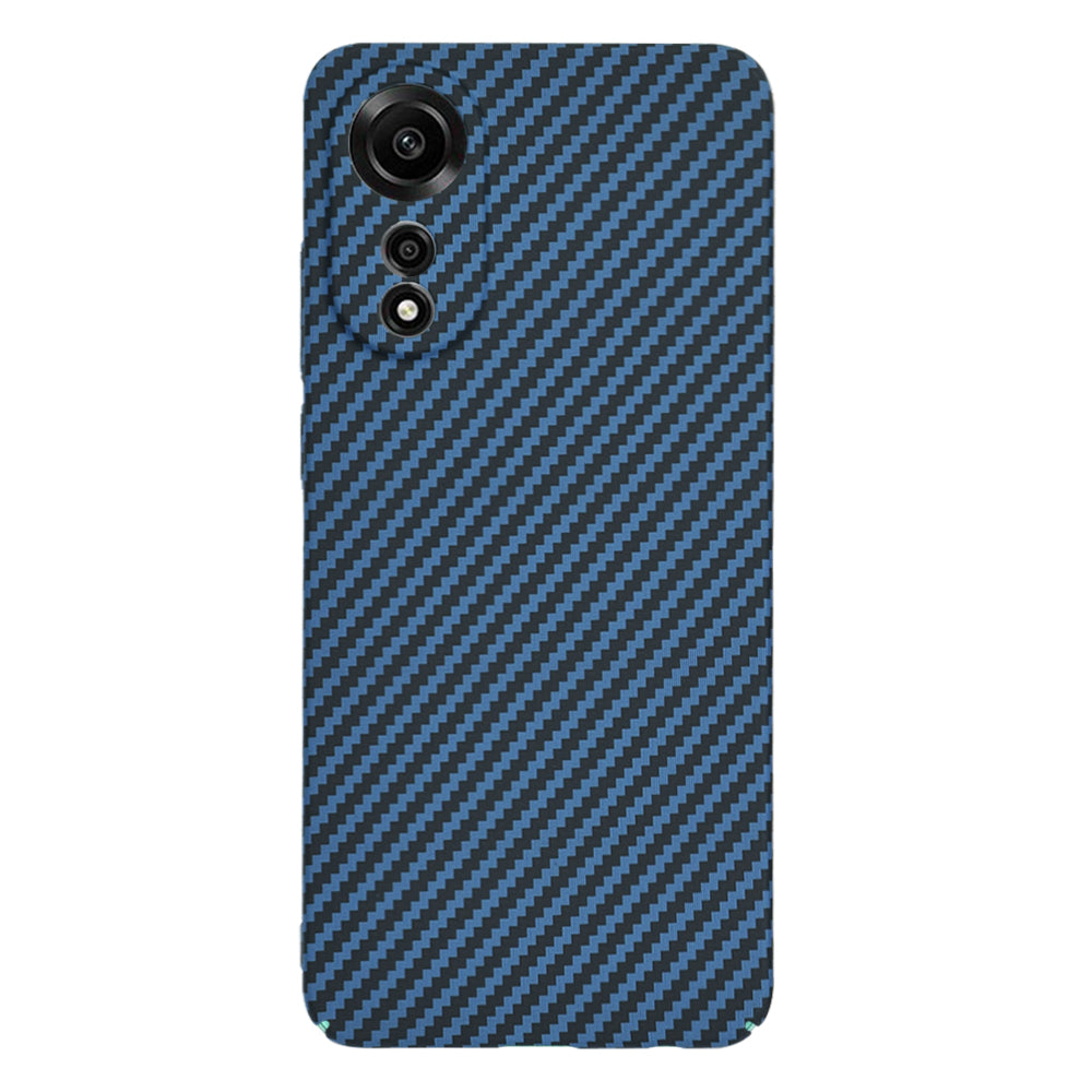 Husa de protectie Techsuit Carbonite FiberShell compatibil cu Oppo A78 4G, Cyan