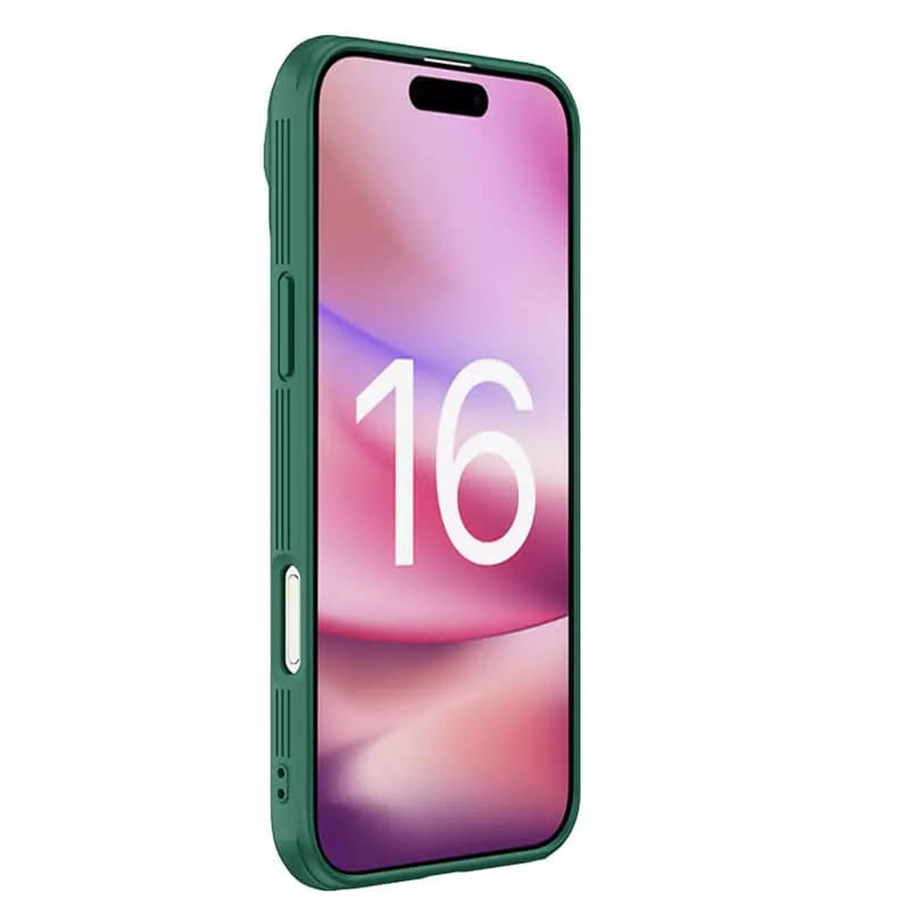 Husa de protectie Nillkin CamShield Prop Magnetic compatibil cu iPhone 16 Pro Max, Verde