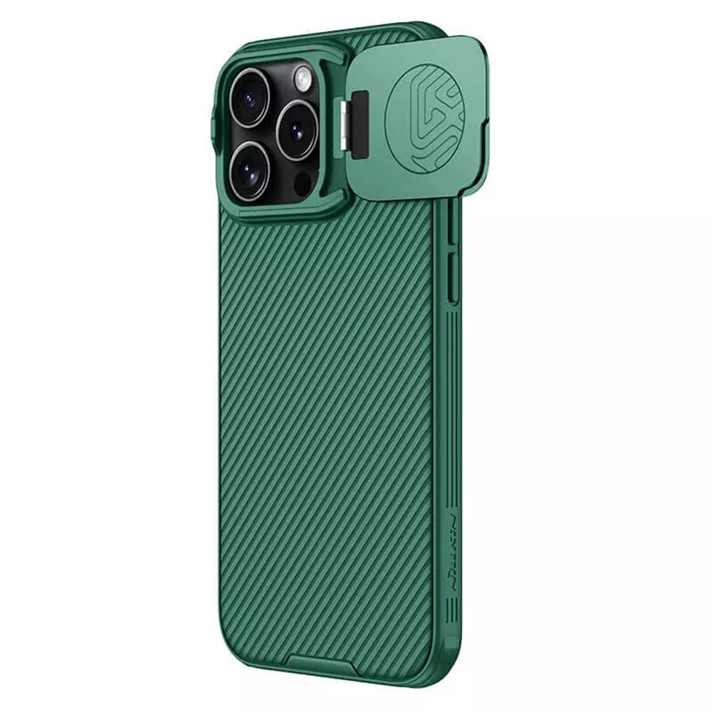 Husa de protectie Nillkin CamShield Prop compatibil cu iPhone 16 Pro, Verde