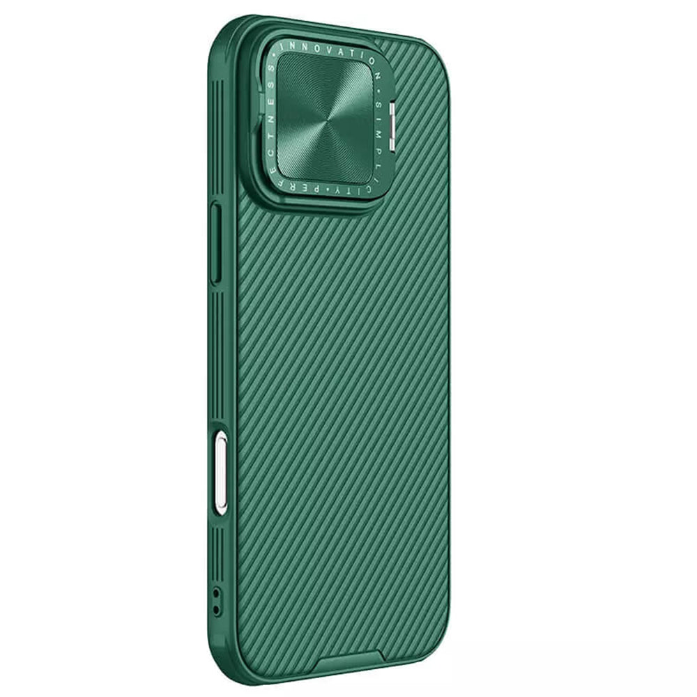 Husa de protectie Nillkin CamShield Prop compatibil cu iPhone 16 Pro, Verde