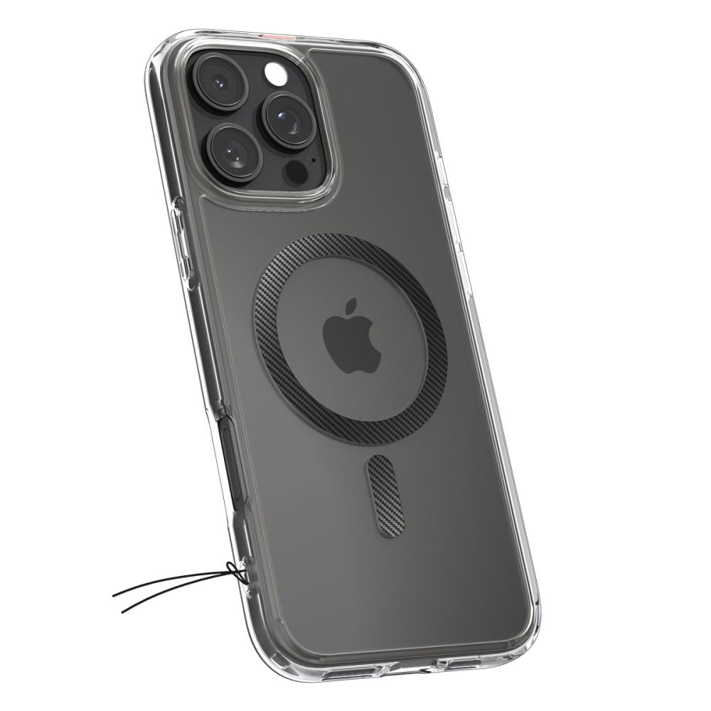 Husa de protectie Spigen Ultra Hybrid MagSafe (ACS08000) compatibil cu iPhone 16 Pro Max, Carbon Fiber