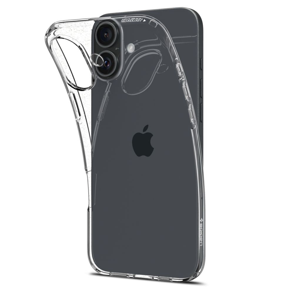 Husa de protectie Spigen Liquid Crystal (ACS08190) compatibil cu iPhone 16, Transparent