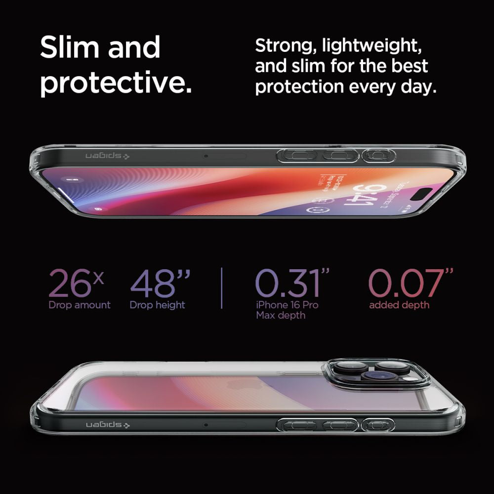 Husa de protectie Spigen Ultra Hybrid (ACS07994) compatibil cu iPhone 16 Pro Max, Space Crystal