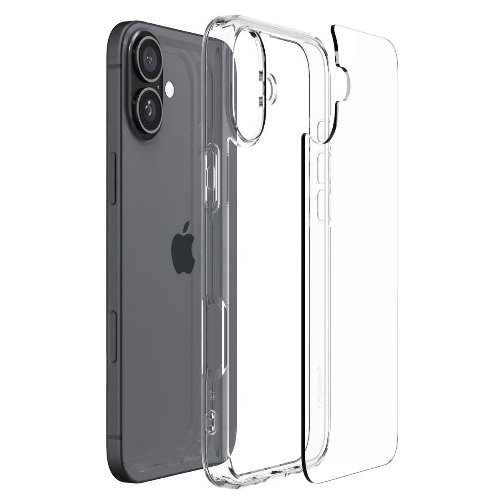 Husa de protectie Spigen Ultra Hybrid (ACS08197) compatibil cu iPhone 16, Transparent