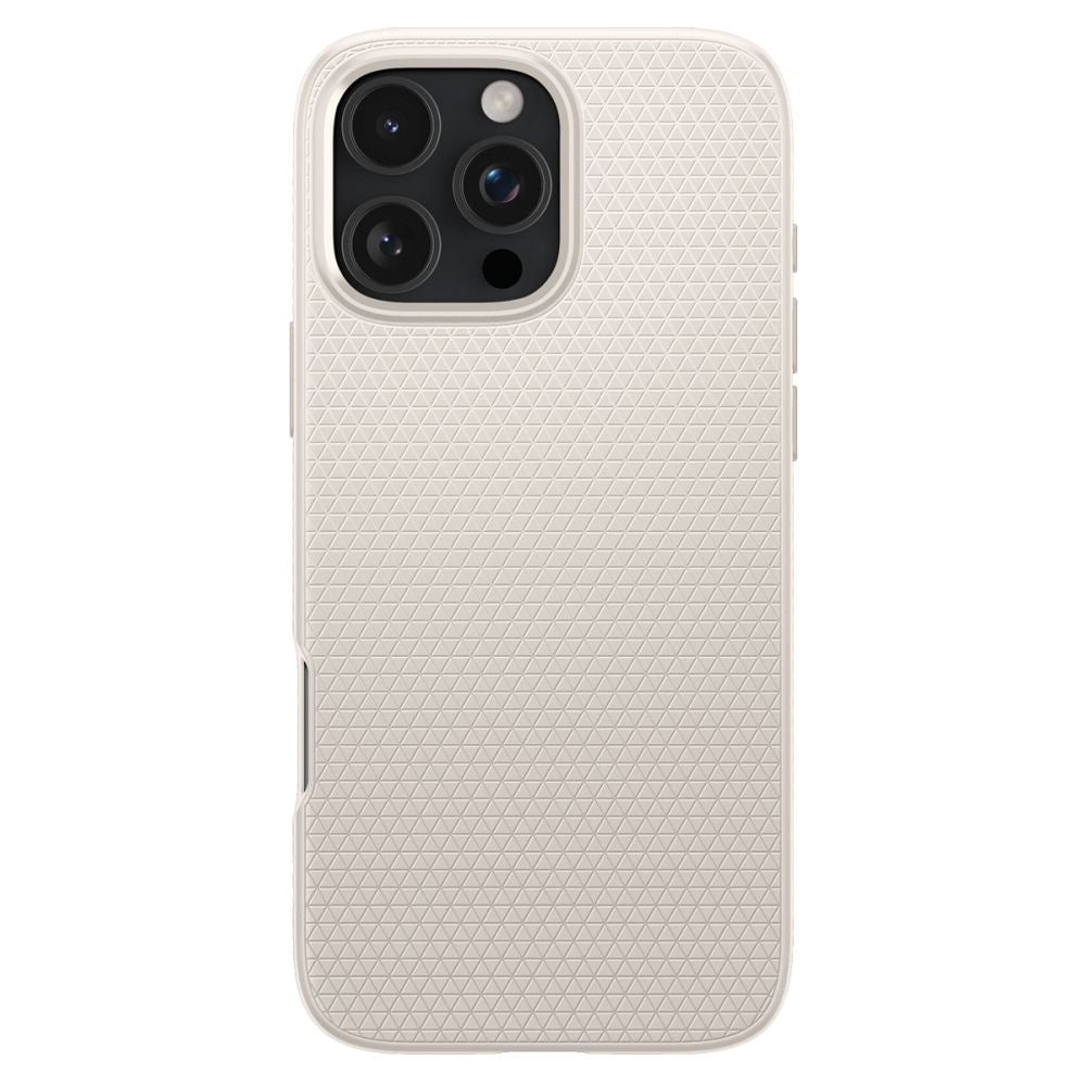 Husa de protectie Spigen Liquid Air (ACS08120) compatibil cu iPhone 16 Pro, Titanium Natural