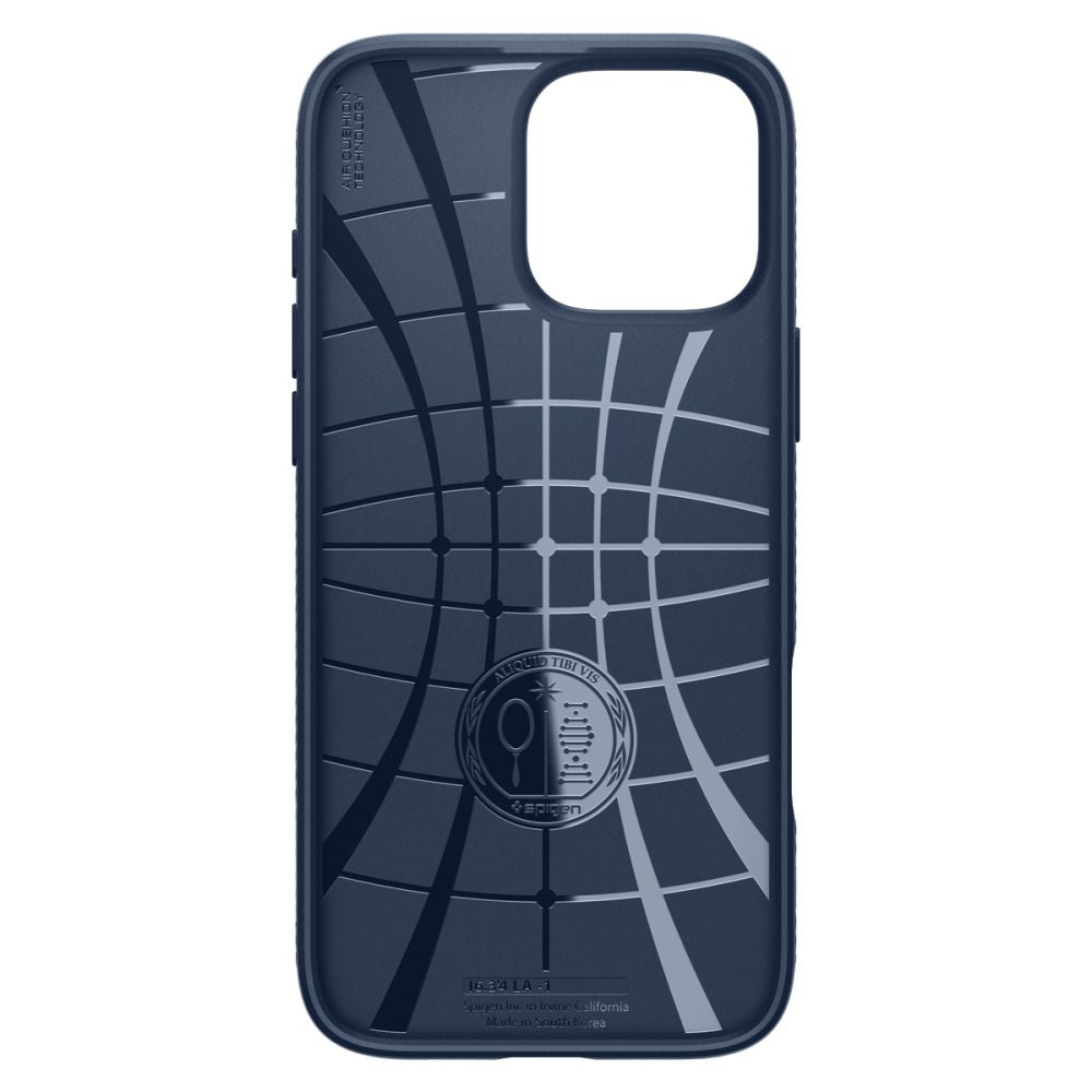 Husa de protectie Spigen Liquid Air (ACS08118) compatibil cu iPhone 16 Pro, Bleumarin