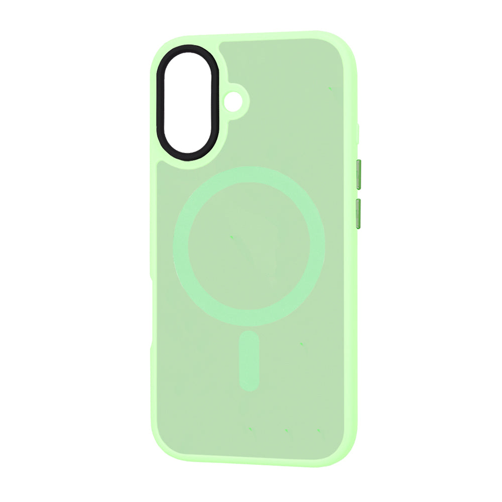 Husa de protectie Techsuit HaloFrost MagSafe Series compatibil cu iPhone 16 Plus, Verde Deschis