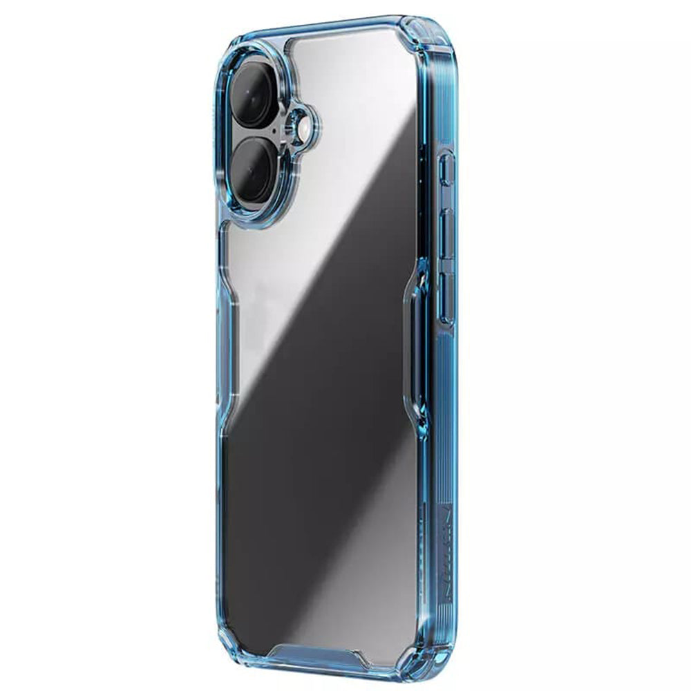 Husa de protectie Nillkin Nature TPU Pro compatibil cu iPhone 16 Plus, Albastru