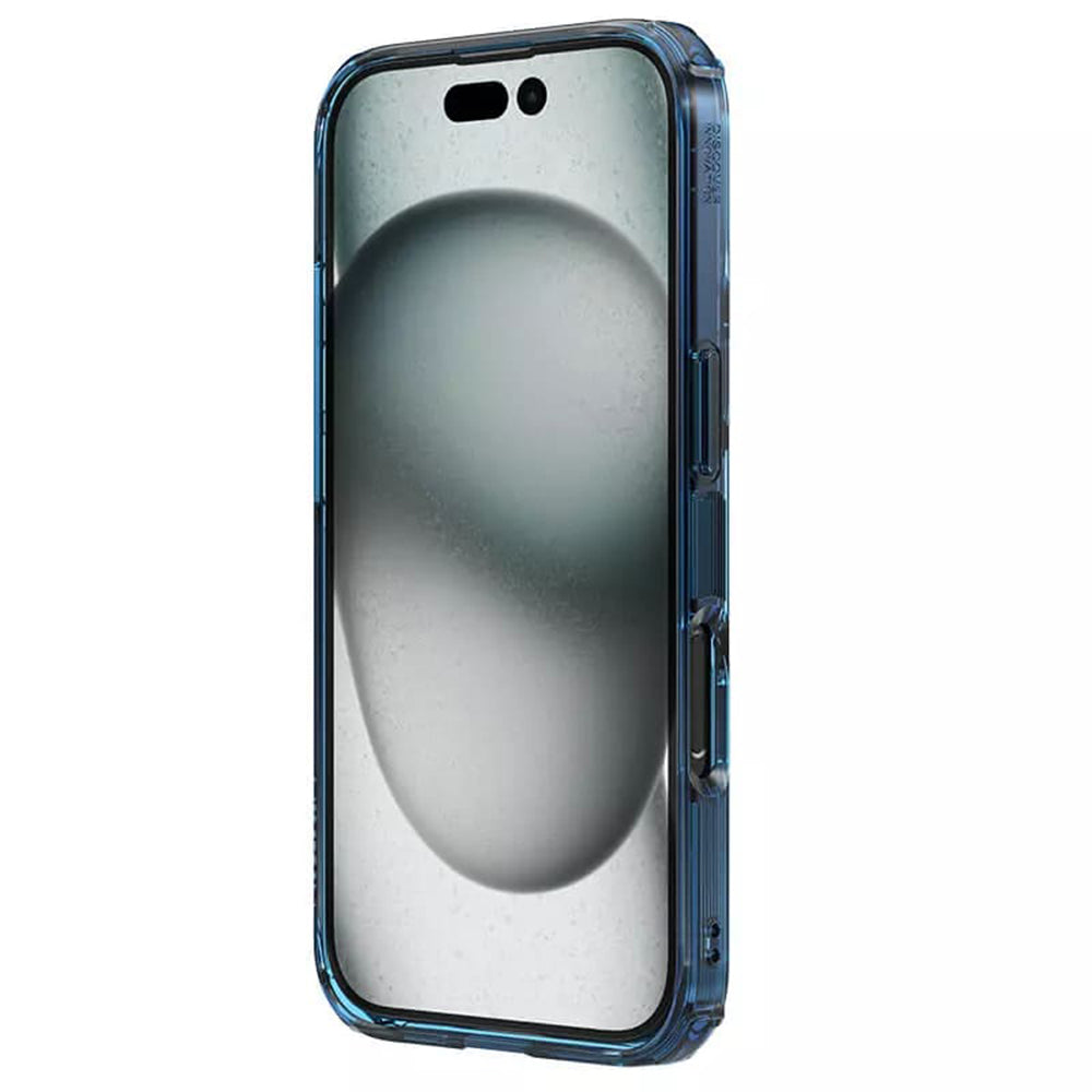 Husa de protectie Nillkin Nature TPU Pro compatibil cu iPhone 16 Plus, Albastru