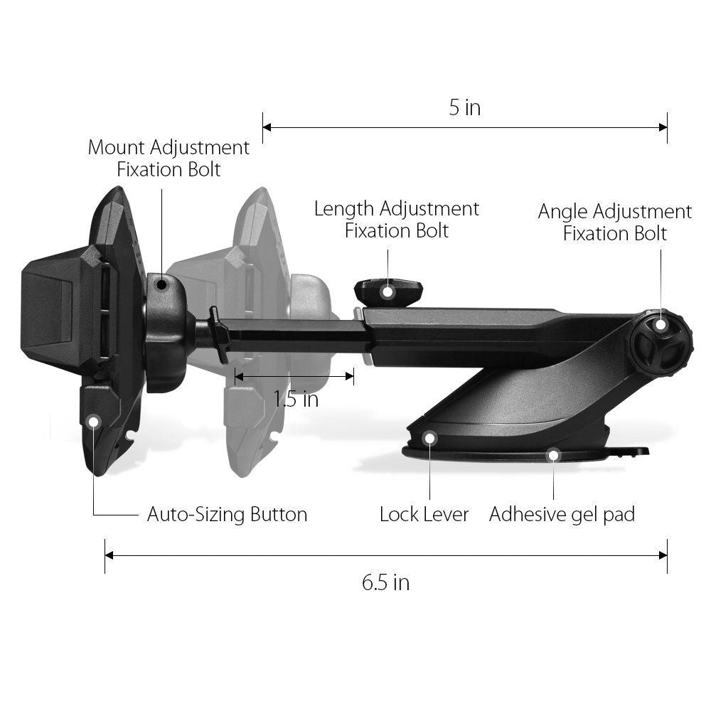 Suport Spigen TS35 (000CG20917), Automatic Lock for Dashboard, Windshield, Negru