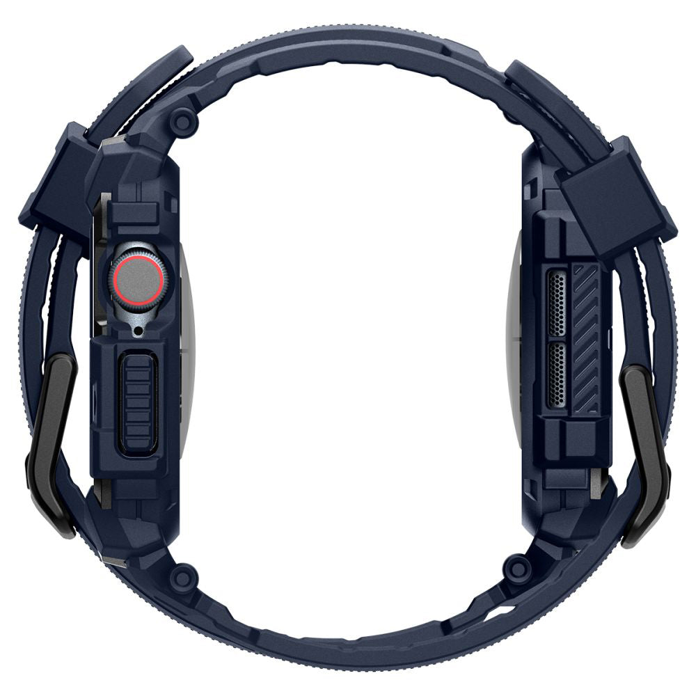 Accesoriu smartwatch Spigen Rugged Armor Pro (ACS08606) compatibil cu Apple Watch 10 46mm / Watch 11 46mm, Bleumarin