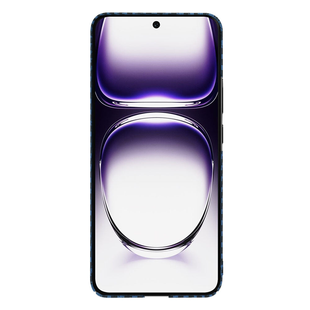 Husa de protectie Techsuit Carbonite FiberShell compatibil cu Oppo Reno12, Cyan
