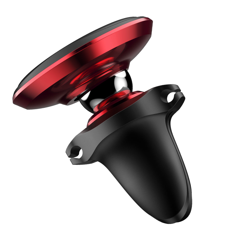 Suport Baseus SUGX-A09 (C40141201913-00), Magnetic Grip for Air Vent, 360° Rotation, with Cable Holder, Rosu