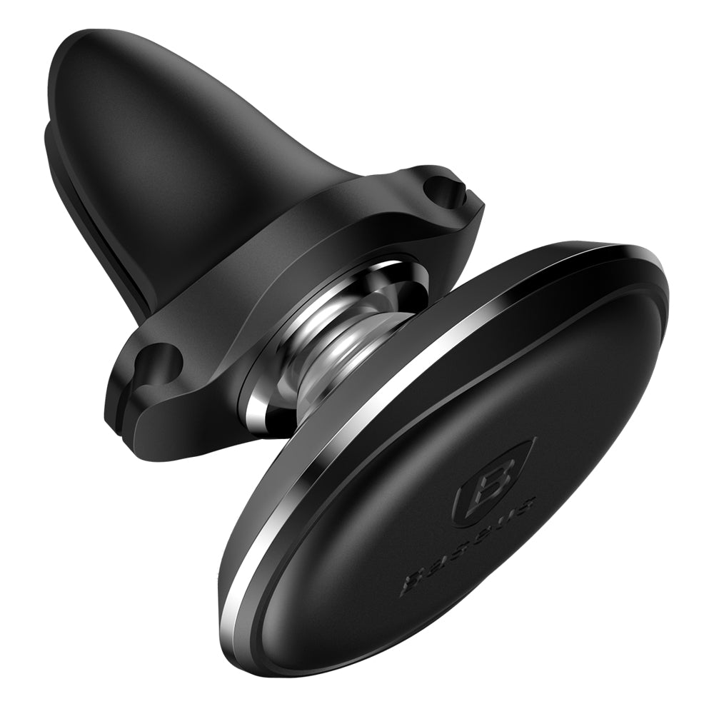 Suport Baseus (C40141201113-00), Magnetic Grip for Air Vent, 360° Rotation, with Cable Holder, Negru