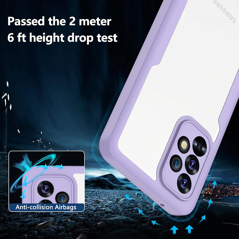 Folie de protectie Techsuit ColorVerse 360 Series + compatibil cu Samsung Galaxy A13 5G / A04s, Negru