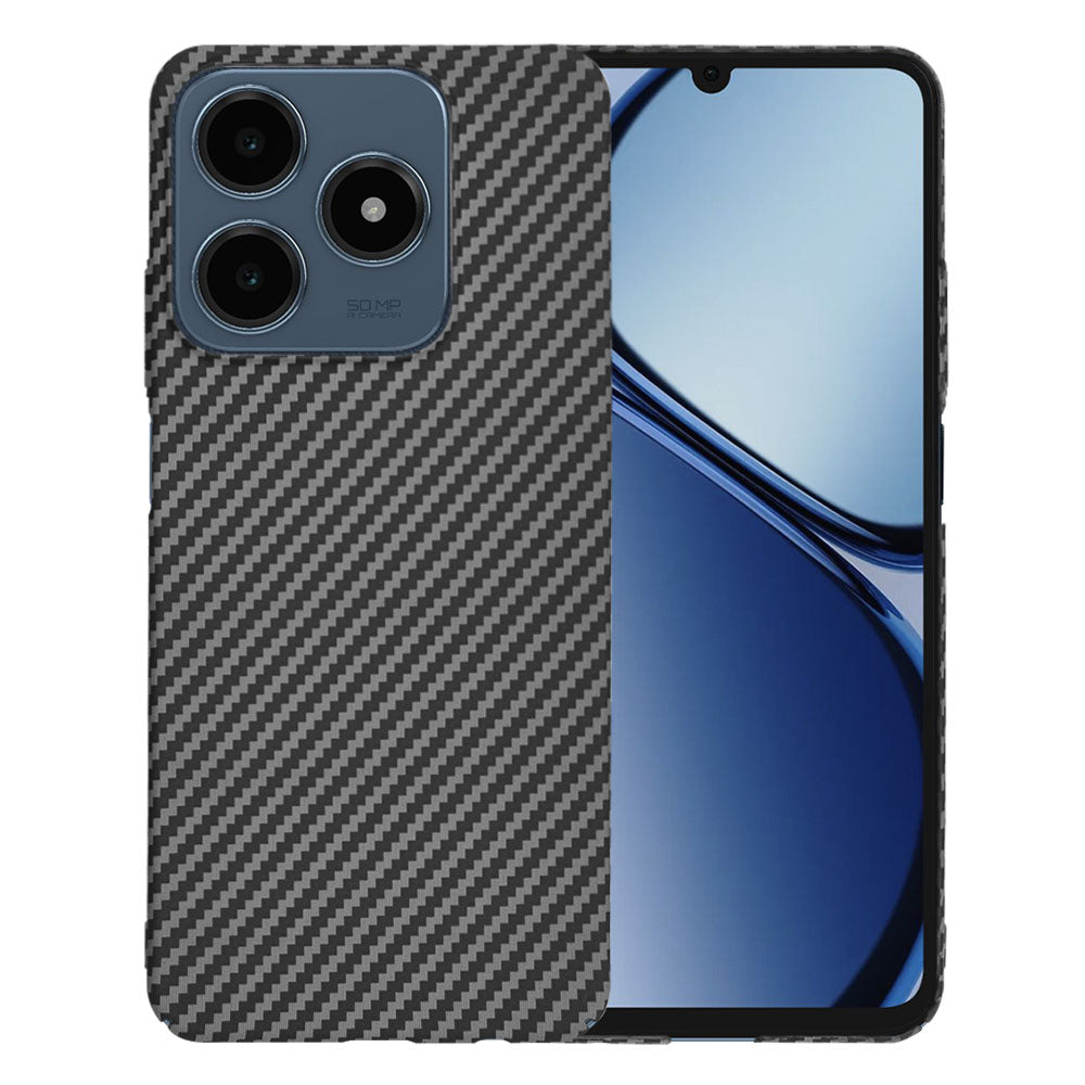 Husa de protectie Techsuit Carbonite FiberShell compatibil cu Realme C61 / Realme C63, Negru